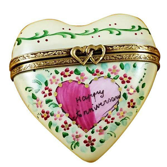 Heart - Happy Anniversary Limoges Box by Rochard™-Limoges Box-Rochard-Top Notch Gift Shop