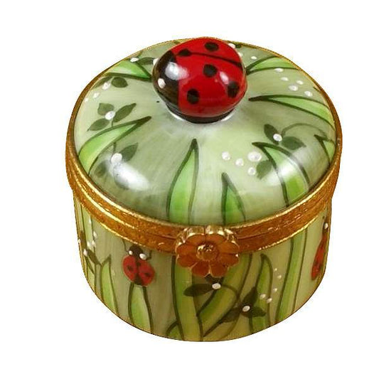 Lady Bug In Grass Limoges Box by Rochard™-Limoges Box-Rochard-Top Notch Gift Shop