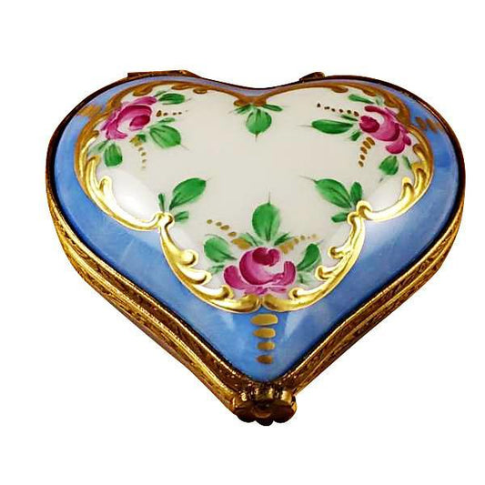 Mini Rose Heart Limoges Box by Rochard™-Limoges Box-Rochard-Top Notch Gift Shop