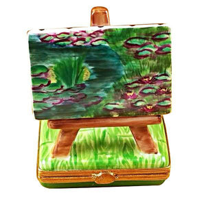 Monet Easel Limoges Box by Rochard™-Limoges Box-Rochard-Top Notch Gift Shop