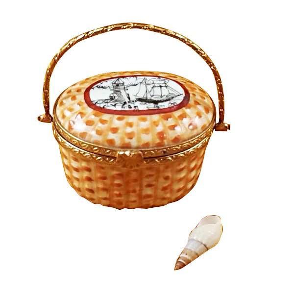 Nantucket Basket Lighthouse Limoges Box by Rochard™-Limoges Box-Rochard-Top Notch Gift Shop