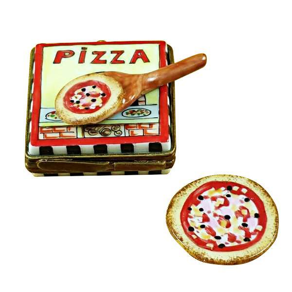 Pizza Box with Pizza Limoges Box by Rochard™-Limoges Box-Rochard-Top Notch Gift Shop