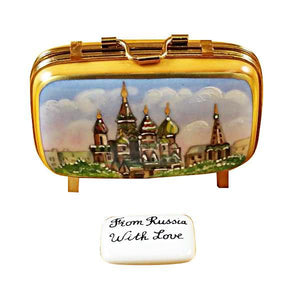 Russia Suitcase Limoges Box by Rochard™-Limoges Box-Rochard-Top Notch Gift Shop