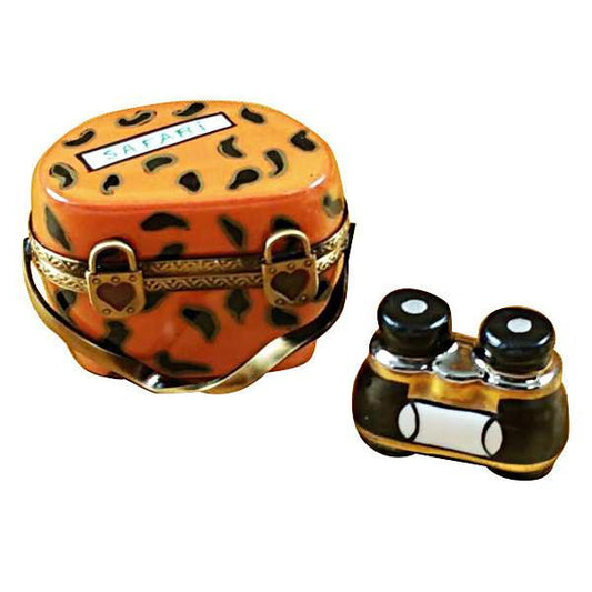 Safari Binoculars Limoges Box by Rochard™-Limoges Box-Rochard-Top Notch Gift Shop