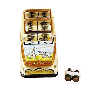 Safari Vehicle With Binoculars Limoges Box by Rochard™-Limoges Box-Rochard-Top Notch Gift Shop