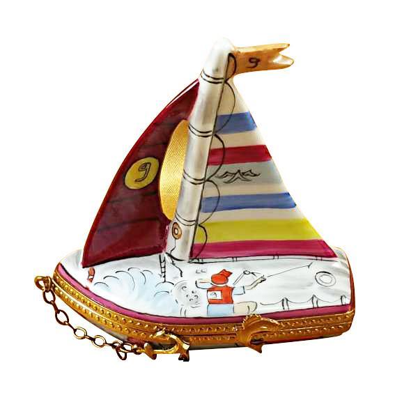 Sailboat Limoges Box by Rochard™-Limoges Box-Rochard-Top Notch Gift Shop