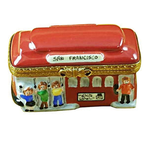 San Francisco Cable Car Limoges Box by Rochard™-Limoges Box-Rochard-Top Notch Gift Shop