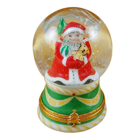 Santa In Globe Limoges Box by Rochard™-Limoges Box-Rochard-Top Notch Gift Shop