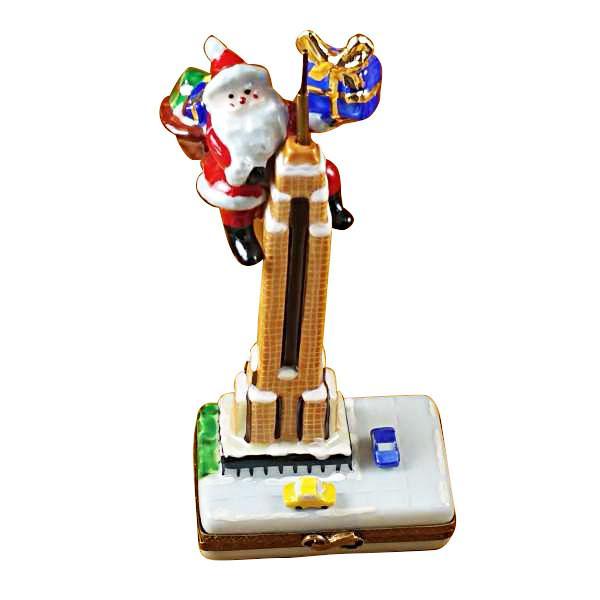 Santa On Empire State Building Limoges Box by Rochard™-Limoges Box-Rochard-Top Notch Gift Shop