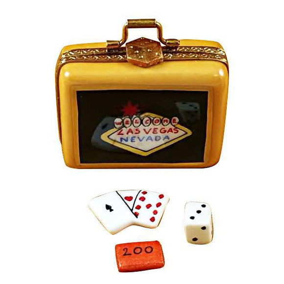 Suitcase Welcome To Las Vegas Limoges Box by Rochard™-Limoges Box-Rochard-Top Notch Gift Shop