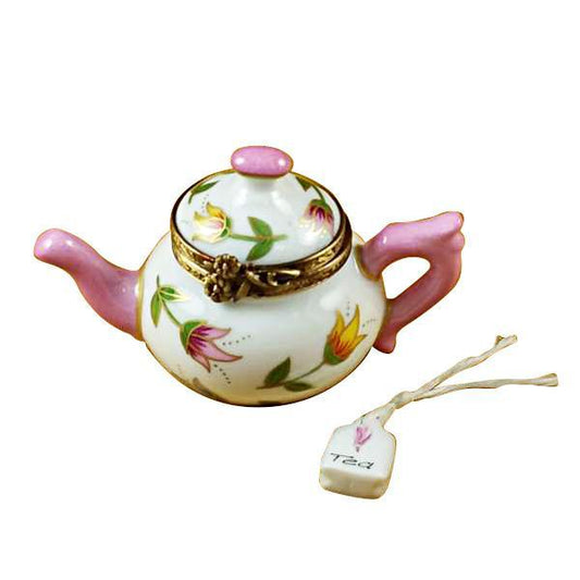 Teapot Tulips Limoges Box by Rochard™-Limoges Box-Rochard-Top Notch Gift Shop