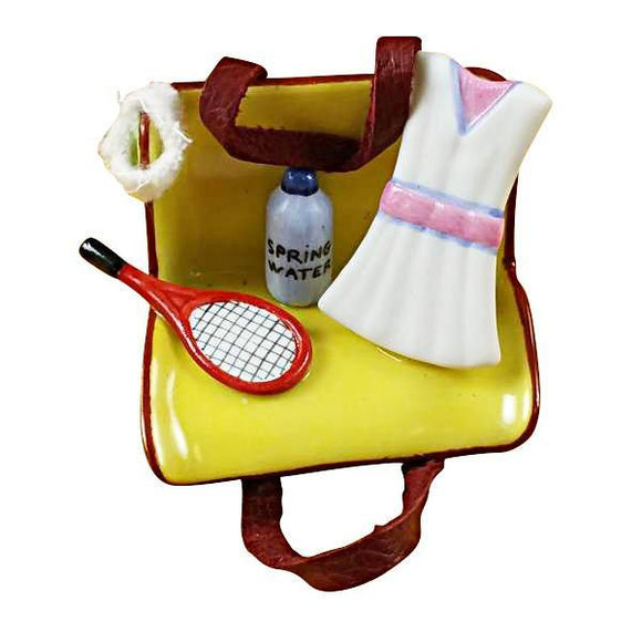 Tennis Bag with Gear Limoges Box by Rochard™-Limoges Box-Rochard-Top Notch Gift Shop