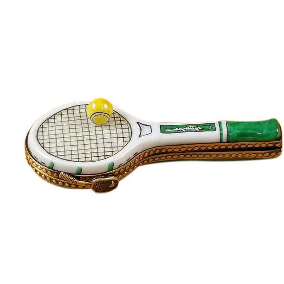 Tennis Racquet Limoges Box by Rochard™-Limoges Box-Rochard-Top Notch Gift Shop