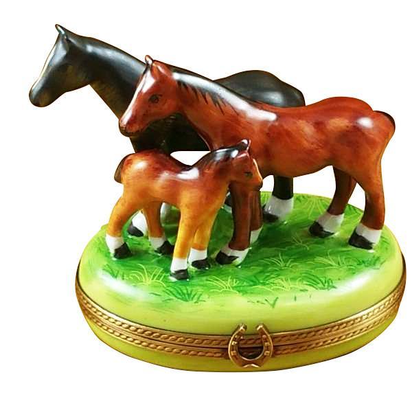 Three Horses Limoges Box by Rochard™-Limoges Box-Rochard-Top Notch Gift Shop