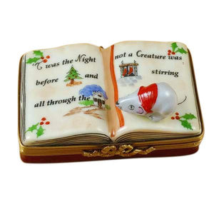 Twas The Night Before Christmas Book Limoges Box by Rochard™-Limoges Box-Rochard-Top Notch Gift Shop