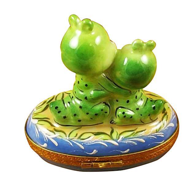 Two Cute Worms Limoges Box by Rochard™-Limoges Box-Rochard-Top Notch Gift Shop