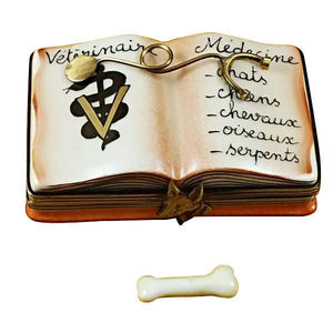 Veterinarian Book Limoges Box by Rochard™-Limoges Box-Rochard-Top Notch Gift Shop