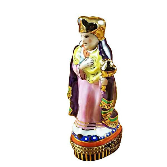 Wiseman-Purple Coat Limoges Box by Rochard™-Limoges Box-Rochard-Top Notch Gift Shop