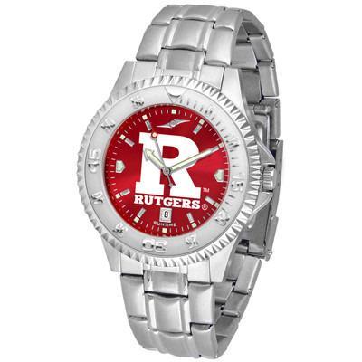 Rutgers Scarlett Knights Competitor AnoChrome - Steel Band Watch-Watch-Suntime-Top Notch Gift Shop