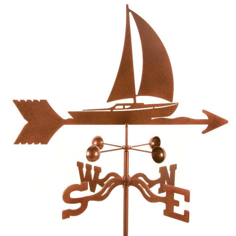 Sailboat Weathervane-Weathervane-EZ Vane-Top Notch Gift Shop