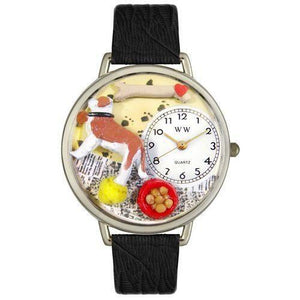 Saint Bernard Watch in Silver (Large)-Watch-Whimsical Gifts-Top Notch Gift Shop