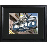 Los Angeles Chargers Personalized Tavern Sign Print with Matted Frame-Print-JDS Marketing-Top Notch Gift Shop