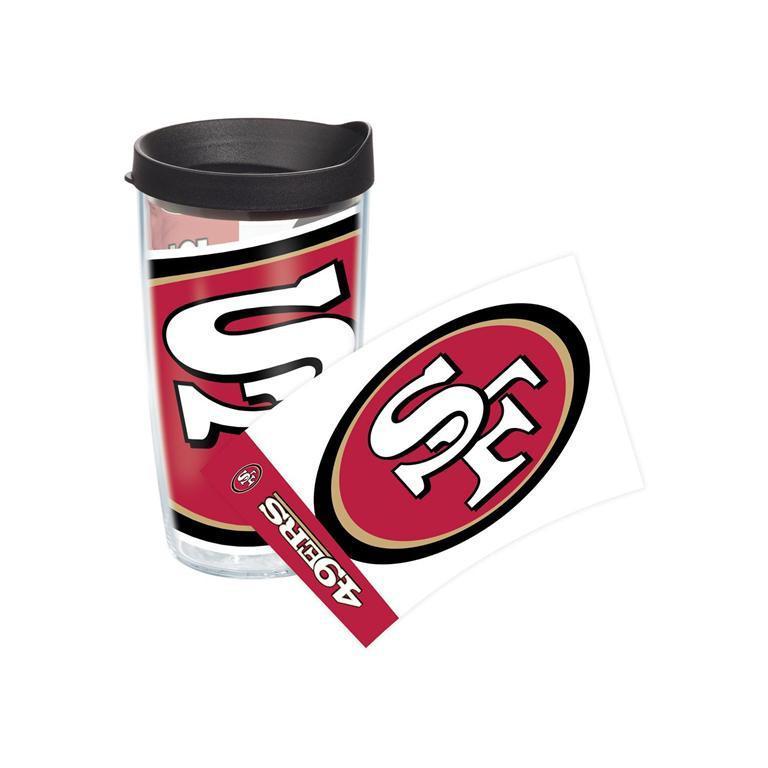 San Francisco 49ers Colossal 16 oz. Tervis Tumbler with Lid - (Set of 2)-Tumbler-Tervis-Top Notch Gift Shop