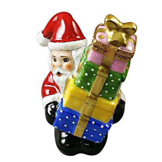 Santa With Presents Limoges Box by Rochard™-Limoges Box-Rochard-Top Notch Gift Shop