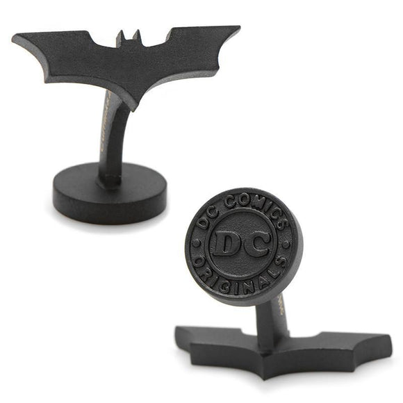 Satin Black Dark Knight Cufflinks-Cufflinks-Cufflinks, Inc.-Top Notch Gift Shop