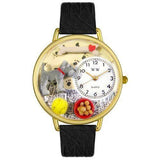 Schnauzer Watch in Gold (Large)-Watch-Whimsical Gifts-Top Notch Gift Shop