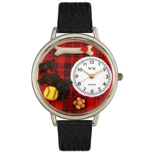 Scottie Watch in Silver (Large)-Watch-Whimsical Gifts-Top Notch Gift Shop