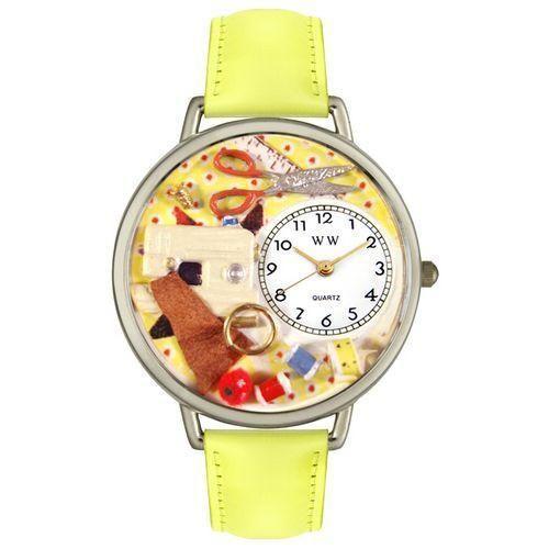 Sewing Watch in Silver (Large)-Watch-Whimsical Gifts-Top Notch Gift Shop