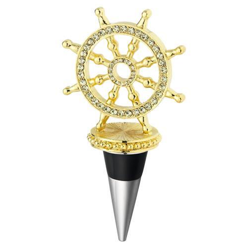 Ship's Wheel Bottle Stopper-Bottle Stopper-Olivia Riegel-Top Notch Gift Shop