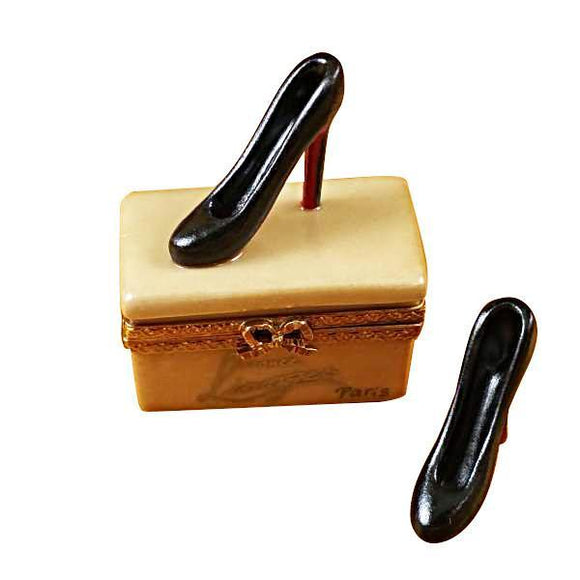 Shoe Box With Stilettos Limoges Box by Rochard™-Limoges Box-Rochard-Top Notch Gift Shop