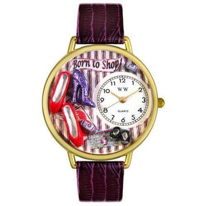 Shoe Shopper Watch in Gold (Large)-Watch-Whimsical Gifts-Top Notch Gift Shop