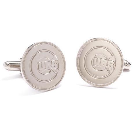 Silver Edition Chicago Cubs Cufflinks-Cufflinks-Cufflinks, Inc.-Top Notch Gift Shop