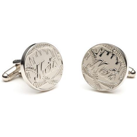 Silver Edition NY Mets Cufflinks-Cufflinks-Cufflinks, Inc.-Top Notch Gift Shop