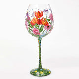 Spring Bling Super Bling Wine Glass by Lolita®-Wine Glass-Designs by Lolita® (Enesco)-Top Notch Gift Shop