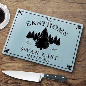 Spruce Personalized Glass Cutting Board-Cutting Board-JDS Marketing-Top Notch Gift Shop