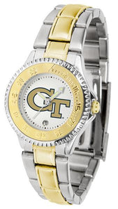 Georgia Tech Yellow Jackets Ladies Competitor Two-Tone Band Watch-Watch-Suntime-Top Notch Gift Shop