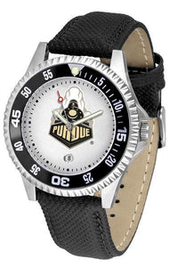 Purdue Boilermakers Competitor - Poly/Leather Band Watch-Watch-Suntime-Top Notch Gift Shop