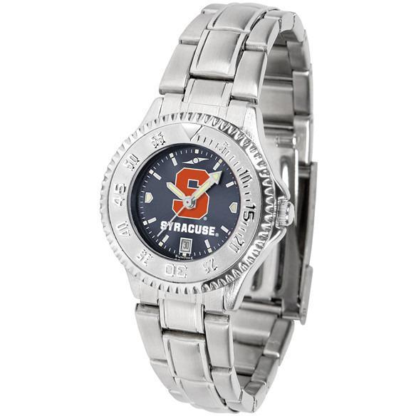 Syracuse Orange Competitor AnoChrome - Steel Band Watch-Watch-Suntime-Top Notch Gift Shop