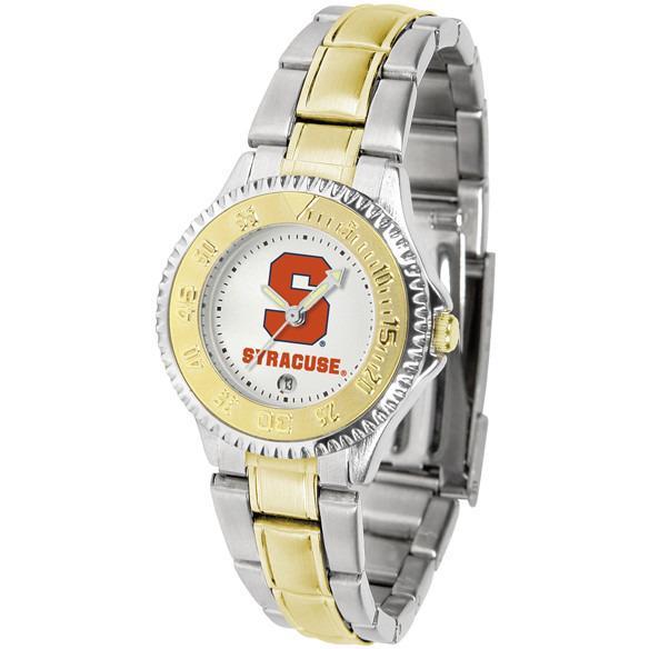 Syracuse Orange Ladies Competitor Two-Tone Band Watch-Watch-Suntime-Top Notch Gift Shop