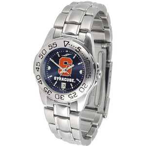 Syracuse Orange Ladies AnoChrome Steel Band Sports Watch-Watch-Suntime-Top Notch Gift Shop