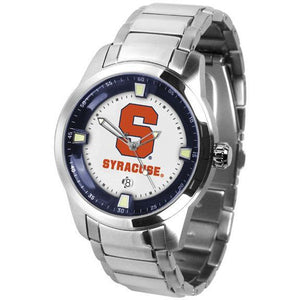 Syracuse Orange Men's Titan Stainless Steel Band Watch-Watch-Suntime-Top Notch Gift Shop