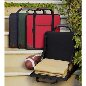 Stadium Seat with Fleece Blanket-Stadium Seat-Picnic at Ascot-Top Notch Gift Shop