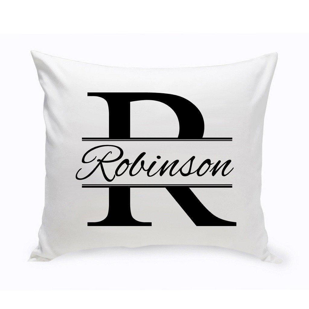 Stamped Design Personalized Throw Pillow-Pillow-JDS Marketing-Top Notch Gift Shop