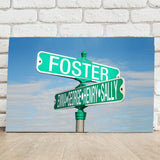 Street Sign Personalized Canvas-Canvas Signs-JDS Marketing-Top Notch Gift Shop