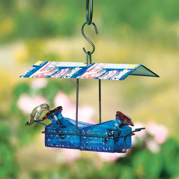 Sugar Shack 2 Perch Hummingbird Feeder-Bird Feeder-Parasol Gardens-Top Notch Gift Shop