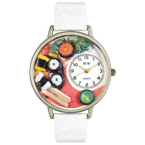 Sushi Watch in Silver (Large)-Watch-Whimsical Gifts-Top Notch Gift Shop